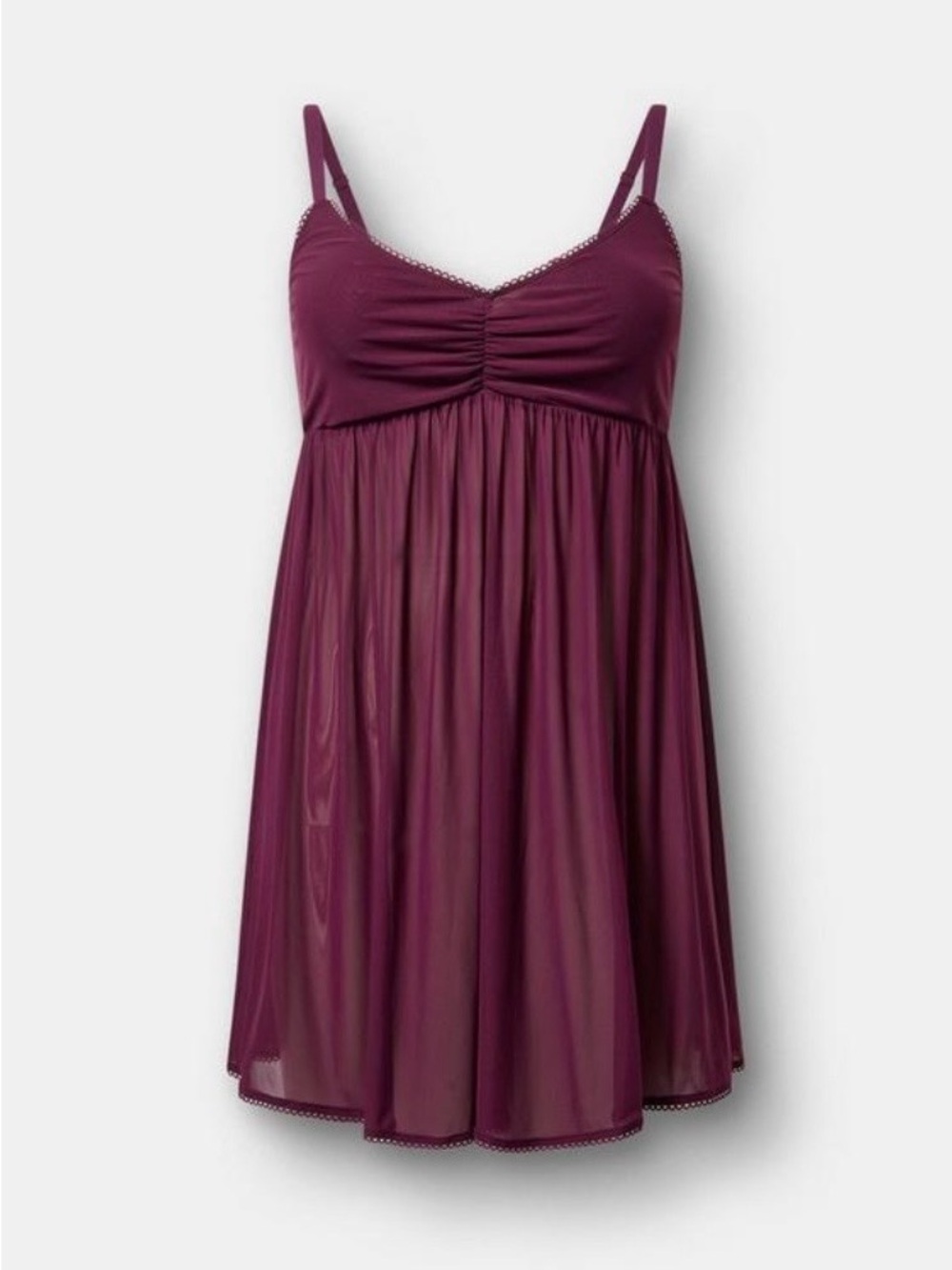 Torrid Mesh Flirty Sleep Chemise (babydoll) Size 00 / US 10 NWT sold out size